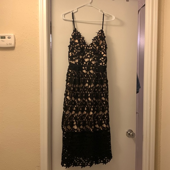 Black lace cocktail dress - Picture 1 of 1